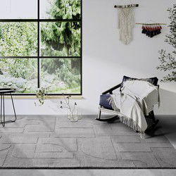 Villeroy & Boch - Laagpolig vloerkleed Wol - Alexis - Grijs - 160x230 cm