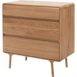 Fawn drawer houten ladekast naturel - 90 x 90 cm