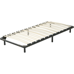 BASIC  - Vrijstaande lattenbodem - Zwart - 90 x 200 cm - Staal