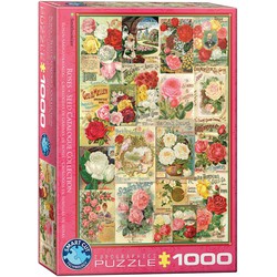 Eurographics Eurographics puzzel Roses - Seed Catalogue - 1000 stukjes