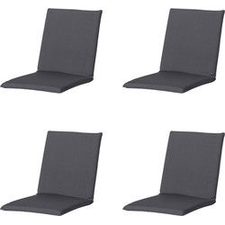 Madison -  Stapelstoelkussen Panama grey - Ca. 97x49 cm - Set van 4