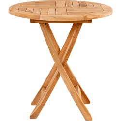 Oviedo Teak eettafel, ø70x75cm