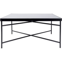 Leitmotiv - Salontafel Smooth Vierkant Large - Zwart