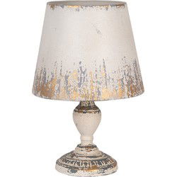 Clayre & Eef Tafellamp Beige Metaal