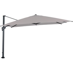 Garden Impressions Hawaii zweefparasol King Pole 400x400 cm - zand