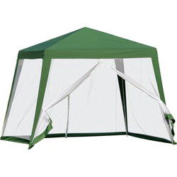 4goodz Partytent 3x3 m met Muggennet - Weerbestendig paviljoen
