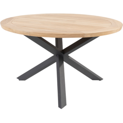 Taste 4SO Prado Diningtafel Teak Antracite Ø 130 cm