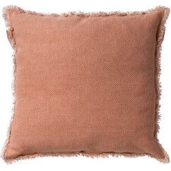 Dutch Decor BURTO - Kussenhoes 60x60 cm - gewassen katoen - Muted Clay - roze - Dutch Decor