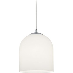 Moderne Hanglamp  DUOline - Glas - Wit