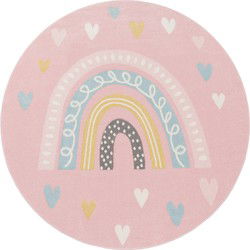 Kinderkamer Vloerkleed - Ninaro - Roze - 240x340 cm