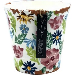 Villa Pottery  Gekleurde Pot Flowergarden - 14x14