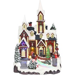 Christmas village adapter included - l30xw26,5xh45cm