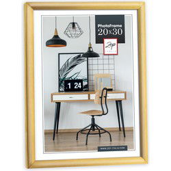 Zep Fotolijstje - goudkleurig - kunststof - voor foto 20 x 30 cm - Fotolijsten