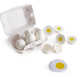 Hape Hape Set van 6 eieren met doos