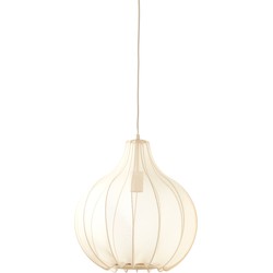 Light & Living - hanglamp - Elati - beige wit - textiel - Ø 39cm - E27 - 2976727