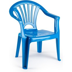 Plasticforte Stoeltje voor kinderen - blauw - 50 cm - kunststof - Kinderstoelen