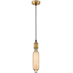 Home sweet home hanglamp Vintage Tube - Brons - amber