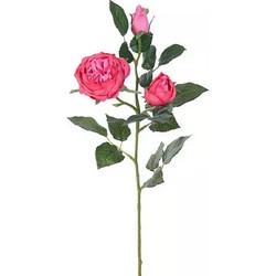 Engelse Roos Tak Beauty 64 cm kunstplant - Buitengewoon de Boet