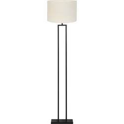 Vloerlamp Shiva/Livigno - Zwart/Eiwit - Ø40x170cm
