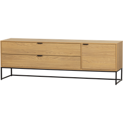 WOOOD Silas Tv-Meubel - Eiken - Melamine - 61x180x44
