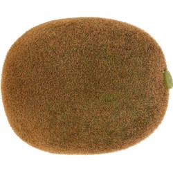 Kunstfruit - kiwi - bruin - 6 cm - realistische decoratie - sier - fruitschaal - Kunstbloemen