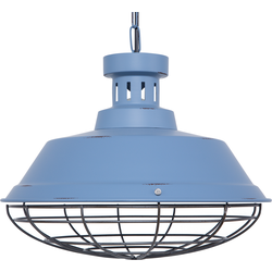 Beliani SORMONNE - Hanglamp-Blauw-Metaal