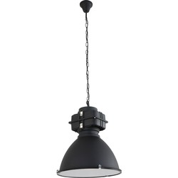 Mexlite - hanglamp - Densi - zwart - glas metaal - Ø 47cm - E27 - 7779ZW