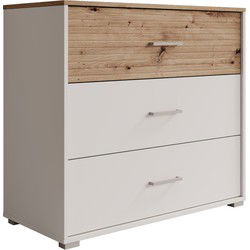 Meubella - Ladekast Butcher - Wit - 93 cm