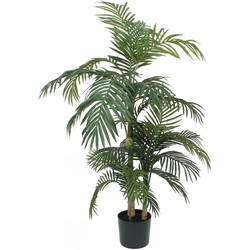 Mica Decorations grote Palm kunstplant - groen - H150 x D90 cm - Kunstplanten