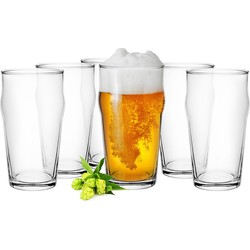 Glasmark Bierglazen - 6x - pils glas - 530 ml - glas - speciaal bier - Bierglazen