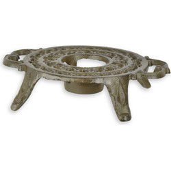 A CAST IRON RECHAUD
