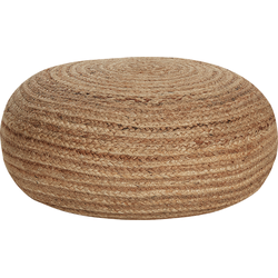 Beliani TIFELT - Poef-Beige-Jute