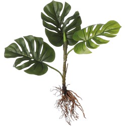 Mica Decorations Monstera Kunstplant - L12 x B21 x H54 cm - Groen