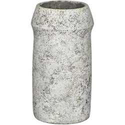PTMD Nimma Bloempot - 16 x 16 x 30 cm  - Cement - Grijs