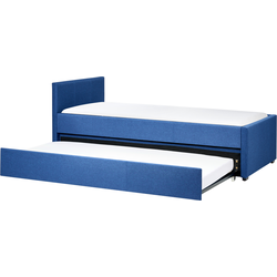 MARMANDE - Onderschuifbed - Marineblauw - 90 x 200 cm - Polyester