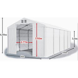 Opslagtent Wikinger Premium 6 x 10 x 4,6 mtr