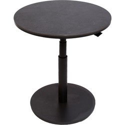 Padroni verstelbare bijzettafel midnight grey stone dia. 59 cm
