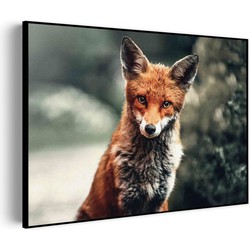 Muurwerken Akoestisch Schilderij - Vosje In De Natuur - Geluidsdempend Wandpaneel - Wanddecoratie - Geluidsisolatie - BASIC (AW 0.65) XXL (150x107)