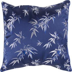 Fine Asianliving Chinese Kussen Navy Bamboe 45x45cm