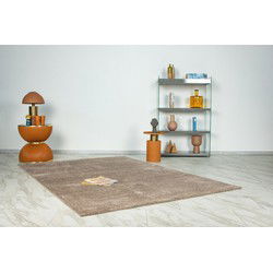 Romanica vloerkleed - Effen Modern - Bruin - 200 X 290 CM