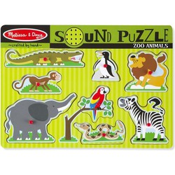 Melissa & Doug Melissa & Doug Puzzel Met Geluiden - Dierentuindieren