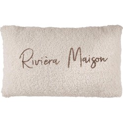 Rivièra Maison Sierkussen Teddy Off-White 30x50 cm