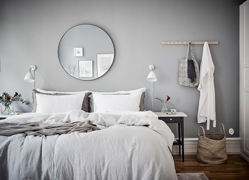 12x prachtige slaapkamers met grijs beddengoed