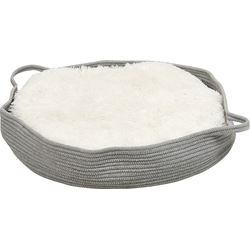 DALAMAN - Dierenbed - Grijs - 70 cm - Katoen