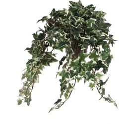 Mica Decorations Hedera Kunstplant in Bloempot Stan - H45 x Ø25 cm - Groen Bont