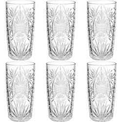 Secret de Gourmet Longdrink glazen Ayla - 18x stuks - 350ml - drinkglas - Longdrinkglazen