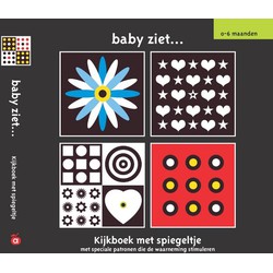 WPG Uitgevers Kartonboekje Baby ziet: Kijkboek met spiegeltje. 0+