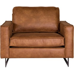 Loveseat - Riverdance - leer Colorado cognac 03