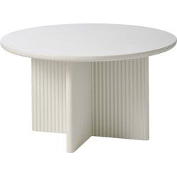 Salontafel Rond Ø80cm - Greige MDF - Palma