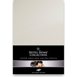 Hotel Home Collection - Topper Molton-Stretch - 90x200/220+10 cm - Wit